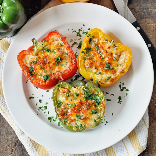 Stuffed Spanish Peppers with Tuna and Tomatoes Stuffed Spanish Peppers with Tuna and Tomatoes