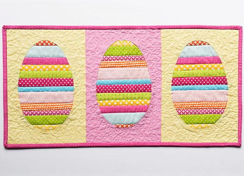 Easter Egg Table Runner Quilt Pattern Easter Egg Table Runner Quilt Pattern