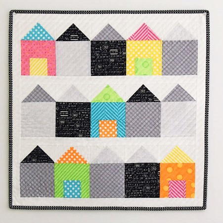 Beach Boxes House Quilt Pattern