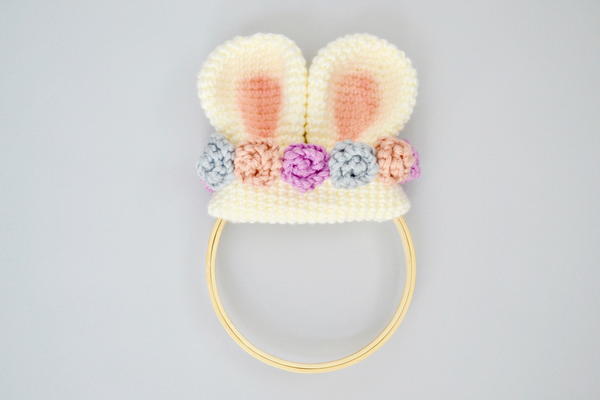 Mini Bunny Ear Wreath Crochet Pattern
