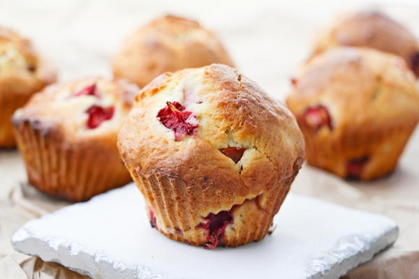 Strawberry Muffins Strawberry Muffins