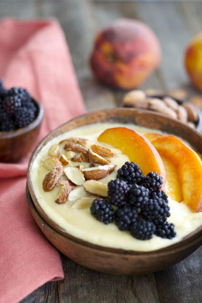 Almond Peach Bowl Almond & Peach Bowl