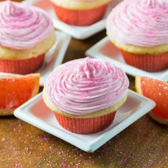 Grapefruit Cupcakes Grapefruit Cupcakes