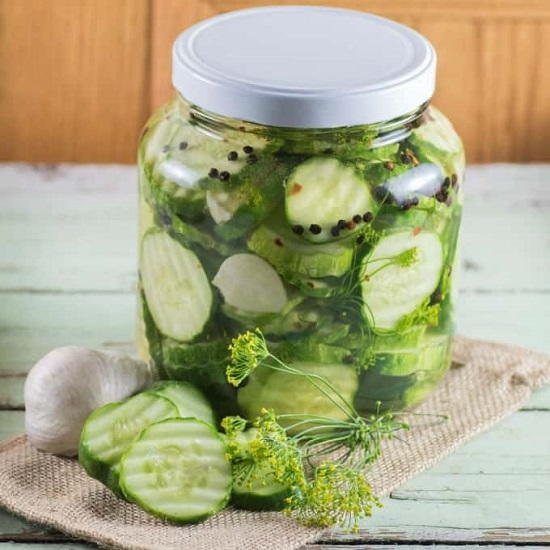 Spicy Refrigerator Pickles Spicy Refrigerator Pickles