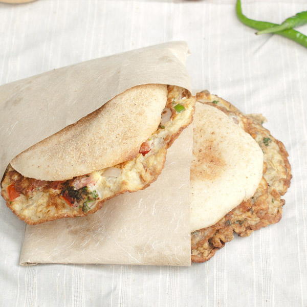 Spicy Omelette Sandwich Spicy Omelette Sandwich