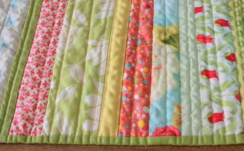 Spring Cottage Quilted Table Runner Spring Cottage Quilted Table Runner