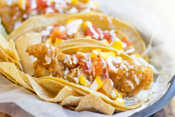 Beer Battered Crispy Fish Tacos Beer Battered Crispy Fish Tacos