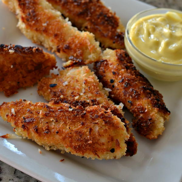 Coconut Chicken with Honey Mustard Sauce Coconut Chicken with Honey Mustard Sauce