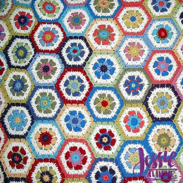 Flower to Hexagon Granny How-to Flower to Hexagon Granny How-to