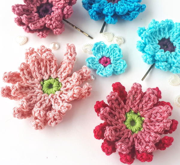 Gerbera Crochet Flowers Gerbera Crochet Flowers