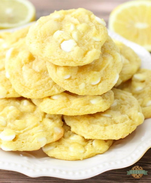 White Chocolate Chip Lemon Cookies White Chocolate Chip Lemon Cookies