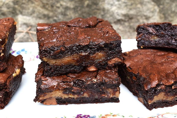 Peanut Butter Fudge Brownies Peanut Butter Fudge Brownies