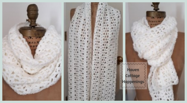 White Lace Scarf White Lace Scarf