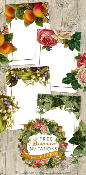 DIY Botanical Invitations DIY Botanical Invitations