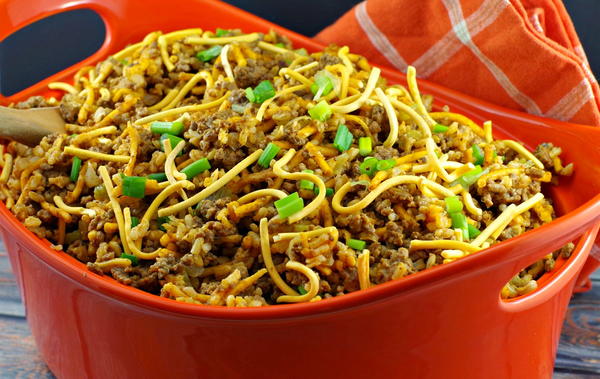 Chow Mein Minnesota Hotdish Casserole