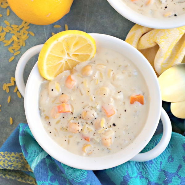 Creamy Lemon Orzo Soup Vegan Creamy Lemon Orzo Soup (Vegan)