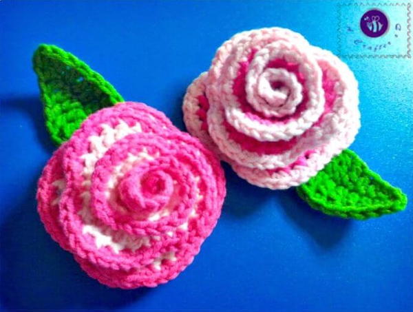 Crochet Spring Rose Crochet Spring Rose