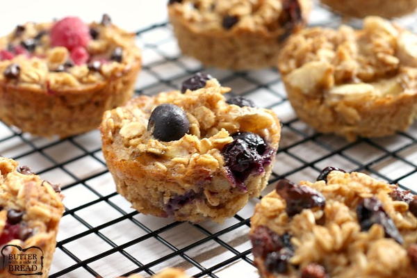 Easy Baked Oatmeal Cups Easy Baked Oatmeal Cups