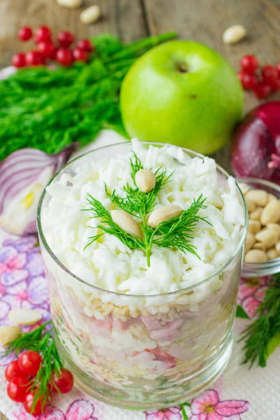 Ham Salad with Crab Sticks and Peanut Ham Salad with Crab Sticks and Peanut