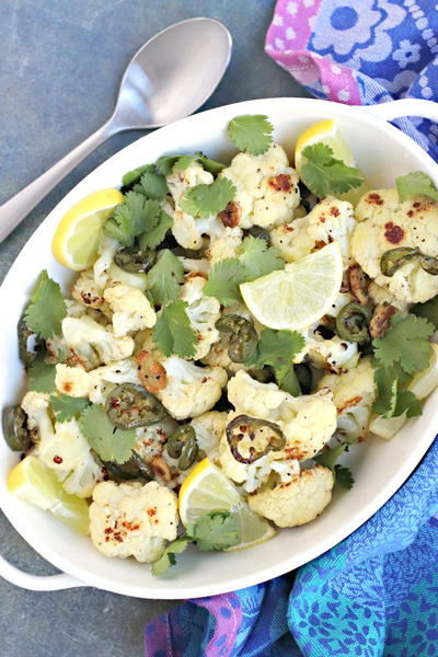 Spicy Roasted Cauliflower Spicy Roasted Cauliflower