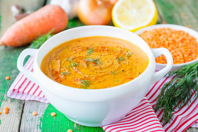 Creamy Red Lentil Soup