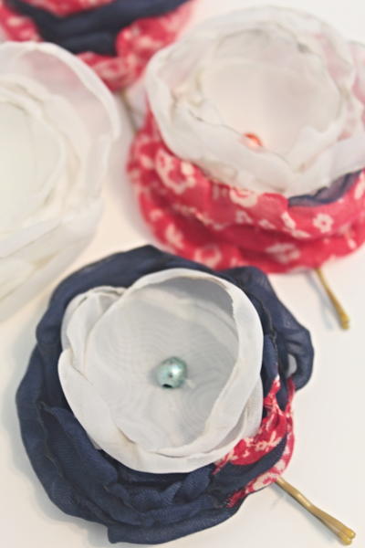 Flower Bobby Pins Flower Bobby Pins