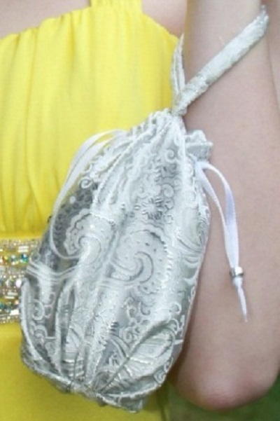 Fancy Drawstring Wristlet Fancy Drawstring Wristlet