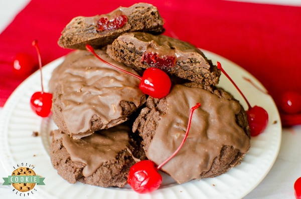 Double Chocolate Cherry Cookies Double Chocolate Cherry Cookies