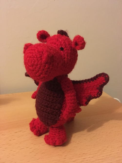 Fired Up Amigurumi Dragon Fired Up Amigurumi Dragon
