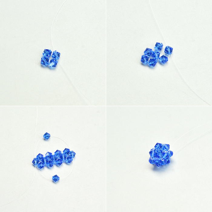 Beebeecraft Ideas on Making Crystal Pendant with Glass Beads Beebeecraft Ideas on Making Crystal Pendant with Glass Beads
