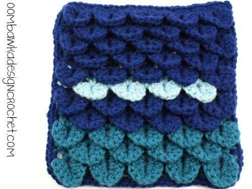 Dragon Scale Afghan Square Dragon Scale Afghan Square