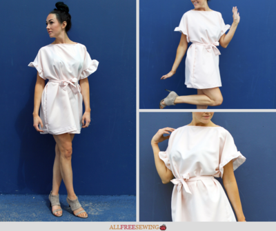 Flirty Ruffle Sleeve Dress Pattern Flirty Ruffle Sleeve Dress Pattern