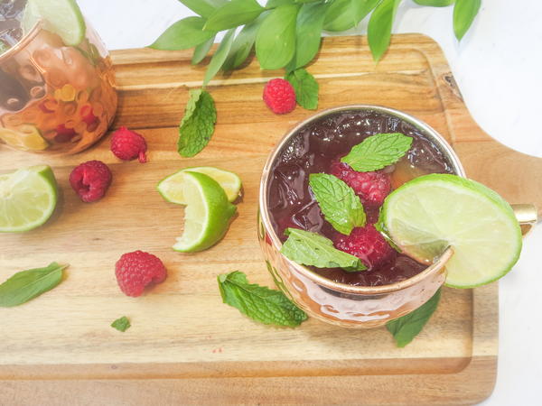 Skinny Raspberry Mojito Skinny Raspberry Mojito
