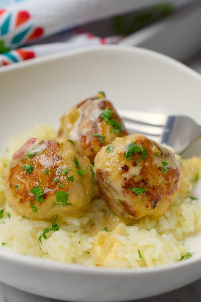  Cajun Chicken Meatballs in Cajun Cream Sauce