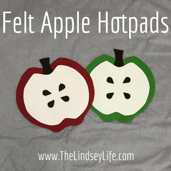 Felt Apple Hotpad Felt Apple Hotpad