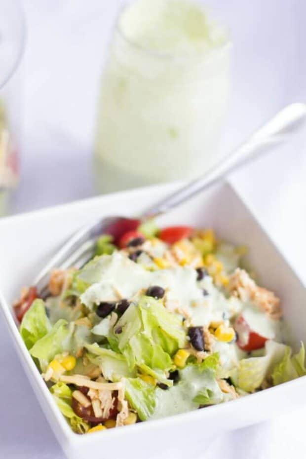 Simple Mexican Layered Salad | RecipeLion.com