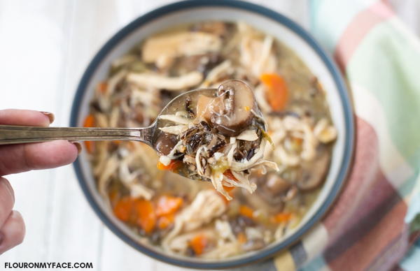 Instant Pot Chicken Wild Rice Mushroom Soup Instant Pot Chicken Wild Rice Mushroom Soup