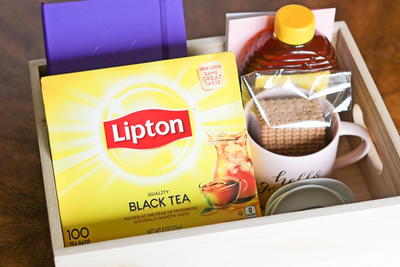 DIY "Tea Time" Gift Basket for Tea Lovers