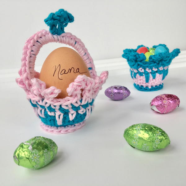 Crown Easter Basket Egg Cozy Crown Easter Basket Egg Cozy
