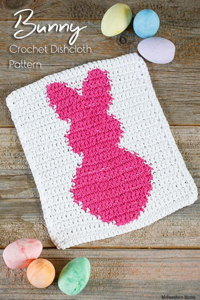 Bunny Crochet Dishcloth Pattern Bunny Crochet Dishcloth Pattern