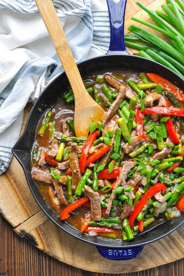 Asparagus and Beef Stir Fry | FaveHealthyRecipes.com