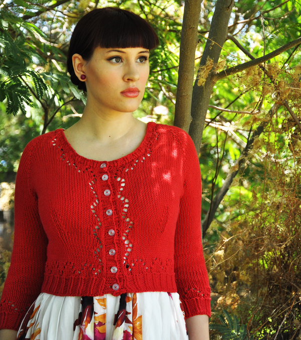 Cranberry Lace Cardigan Cranberry Lace Cardigan
