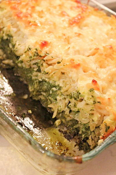 Baked Pasta with Spinach Baked Pasta with Spinach