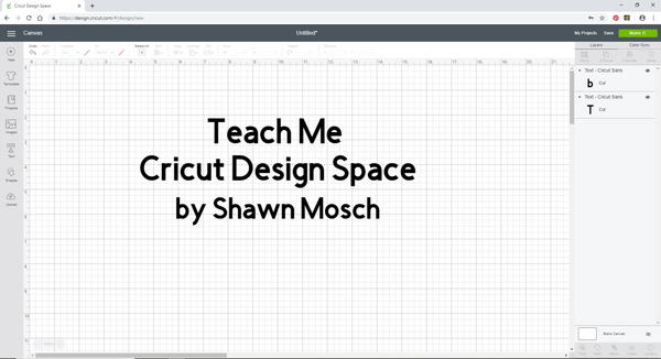 Teach Me Cricut Design Space Teach Me Cricut Design Space