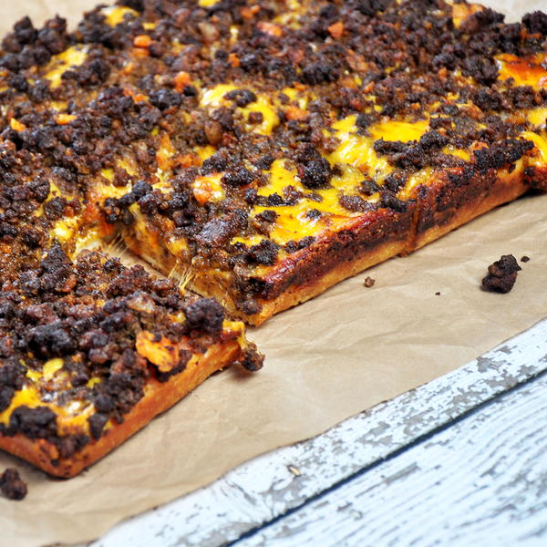 Detroit Style Coney Island Pizza Recipe Detroit Style Coney Island Pizza Recipe