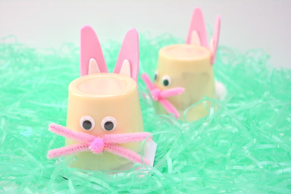 Easter Bunny Pudding Cups Easter Bunny Pudding Cups