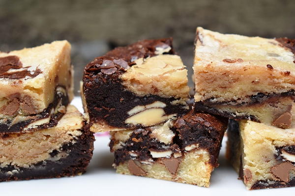 Zebra Brownies Zebra Brownies