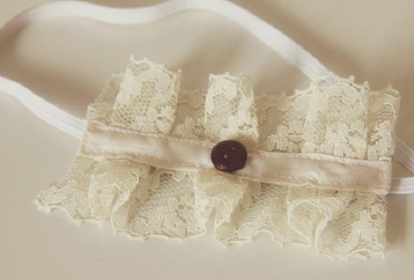 Pleated Lace Headband Pleated Lace Headband