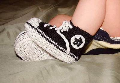 Crochet Converse Tennis Shoes