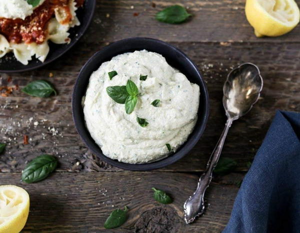 Creamy Vegan Ricotta Cheese Oil-Free